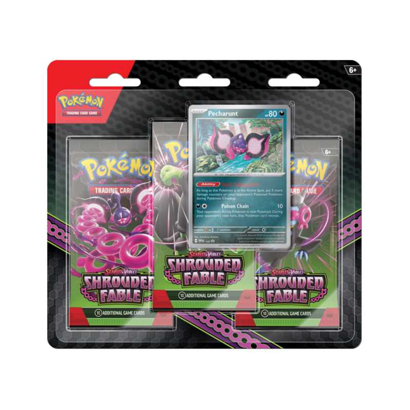 Scarlet & Violet 3-Pack Blister Shrouded Fable [ENG][02.08.2024]