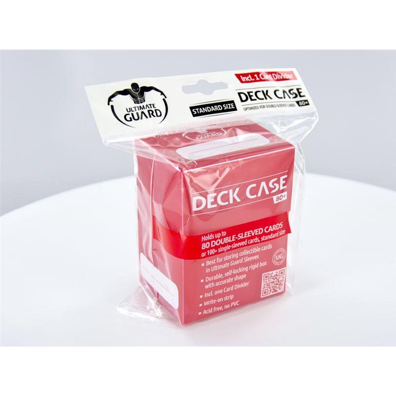 Ultimate Guard Deck Case 80+ Standard Size Red